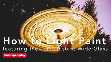 How to Light Paint with the Lomo’Instant Wide Glass