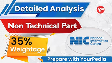 Detailed analysis of the non-technical syllabus for the NIC written exam | NIC Recruitment 2023