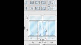 Window and Door PVC, UPVC, Aluminum Design, Draw, Calculate Software – iwindoor Resimi