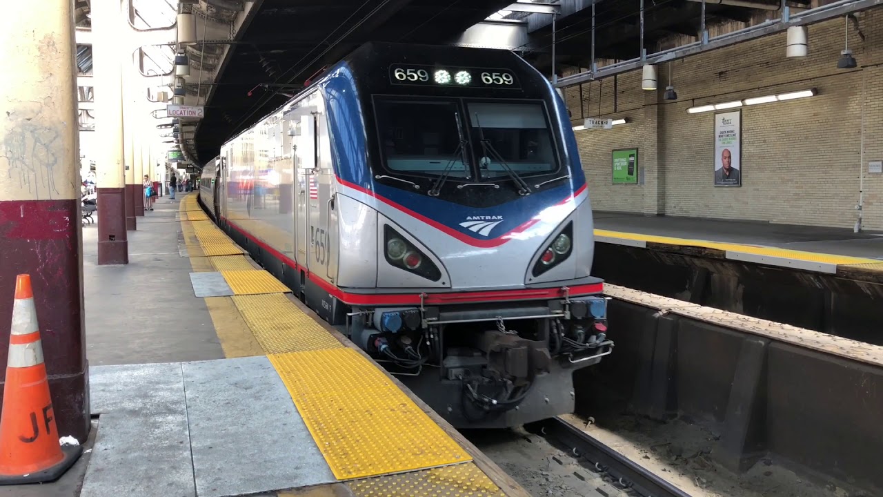 [AMTRAK FULL HD 60FPS] Keystone Service 609 At Newark Penn