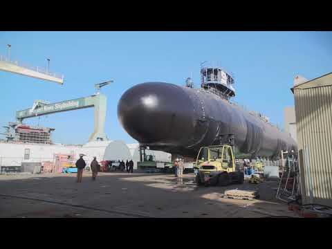 Huntington Ingalls launches Virginia Class submarine Delaware