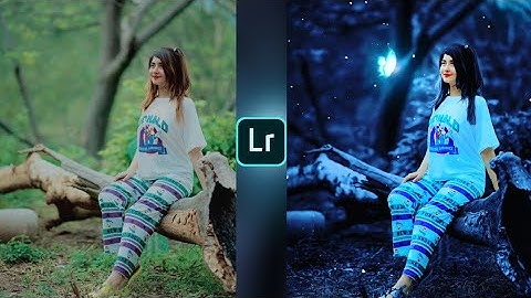 Lightroom glow butterfly effect photo editing tutorial | lightroom background colour change preset
