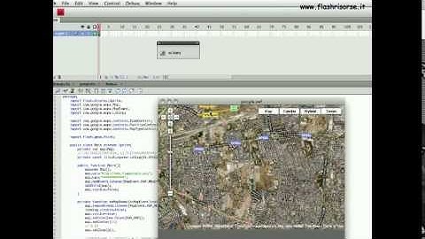 Videocorso Action Script 3.0 lezione 29 Le Google Maps