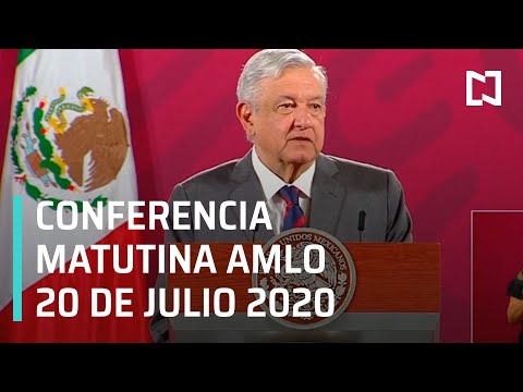 Conferencia matutina AMLO/ 20 de Julio 2020