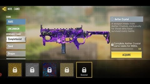 All Aether Crystal Gun Camo CODM