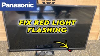 Panasonic TV: How to Fix Red Light Flashing (TV WILL NOT TURN ON)