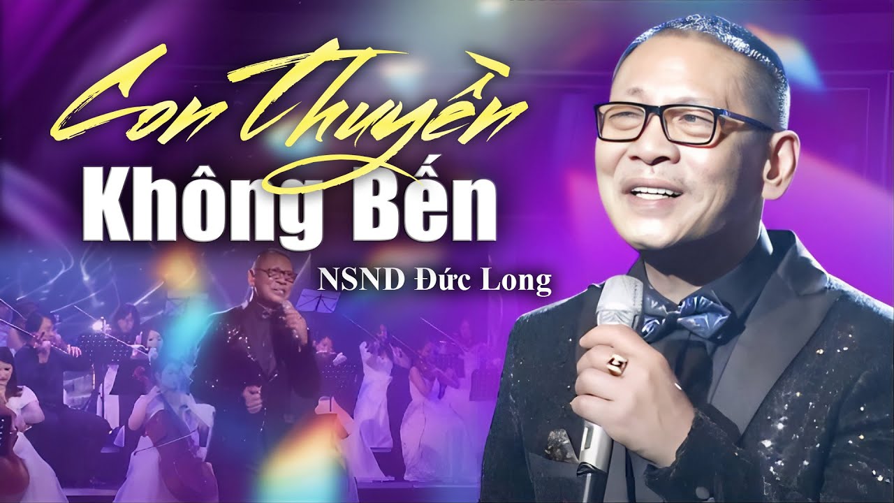 NSND Đức Long Hát Live CON THUYỀN KHÔNG BẾN Khiến Ai Nghe Cũng Mê | Liveshow Đức Long Hát
