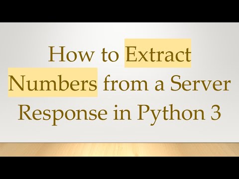 How to Extract