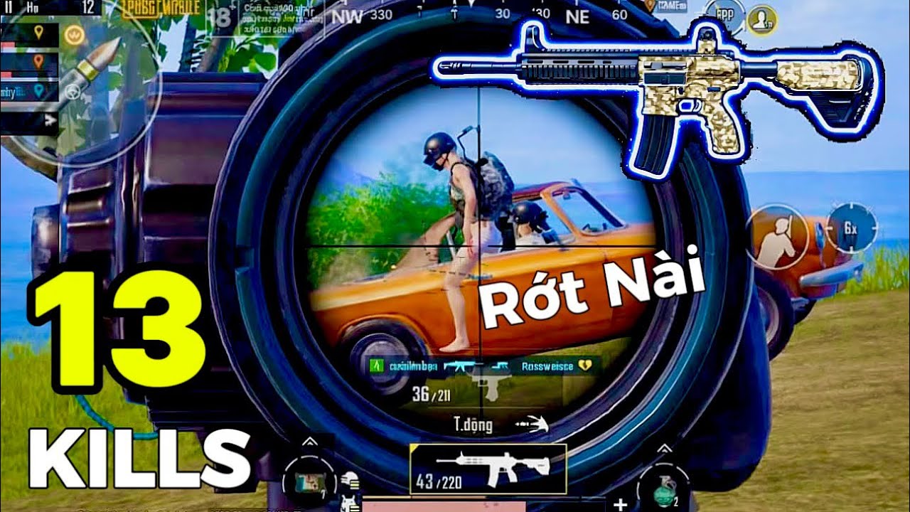 Trận Đấu Sấy Xe Nhiều Nhất Map 13 Kills | PUBG Mobile 