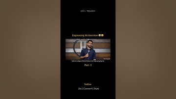 Engineering Job Interview Part 1 | comedy | Funny | Official Video