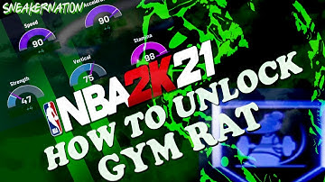 HOW TO UNLOCK GYM RAT BADGE NBA 2K21 WITHOUT HITTING SS2 | GAMEPLAY AND PROOF