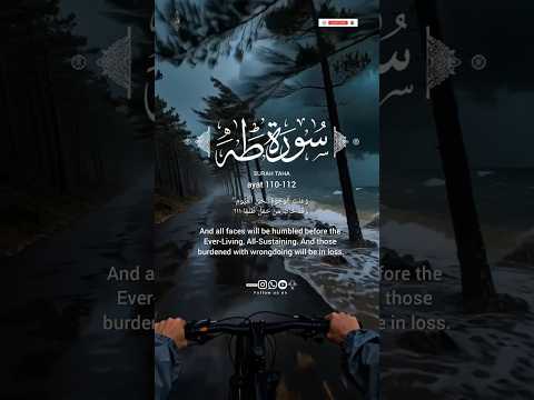 Surah taaha ayat 110-112 #surahtaha #quranictranslation #shorts