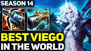 RANK 1 BEST VIEGO IN SEASON 14 - AMAZING GAMEPLAY! | League of Legends