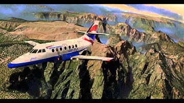 Jetstream 32 over Madeira Xplane 10 Ultra High Graphics