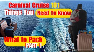 First Family Cruise? Don't Miss These Carnival Cruise Packing Essentials! (Part 1)