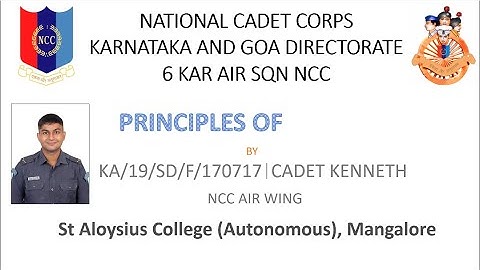 Special Subject Video Lecture 4: Principles of Flight - Part 1