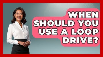 When Should You Use A Loop Drive? - Ping Pong Prodigy