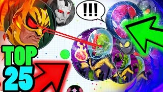 Agar.io TOP 25 PLAYS OF THE WEEK #1 // INSANE SAME SIZE GLITCHED AGARIO POPSPLIT