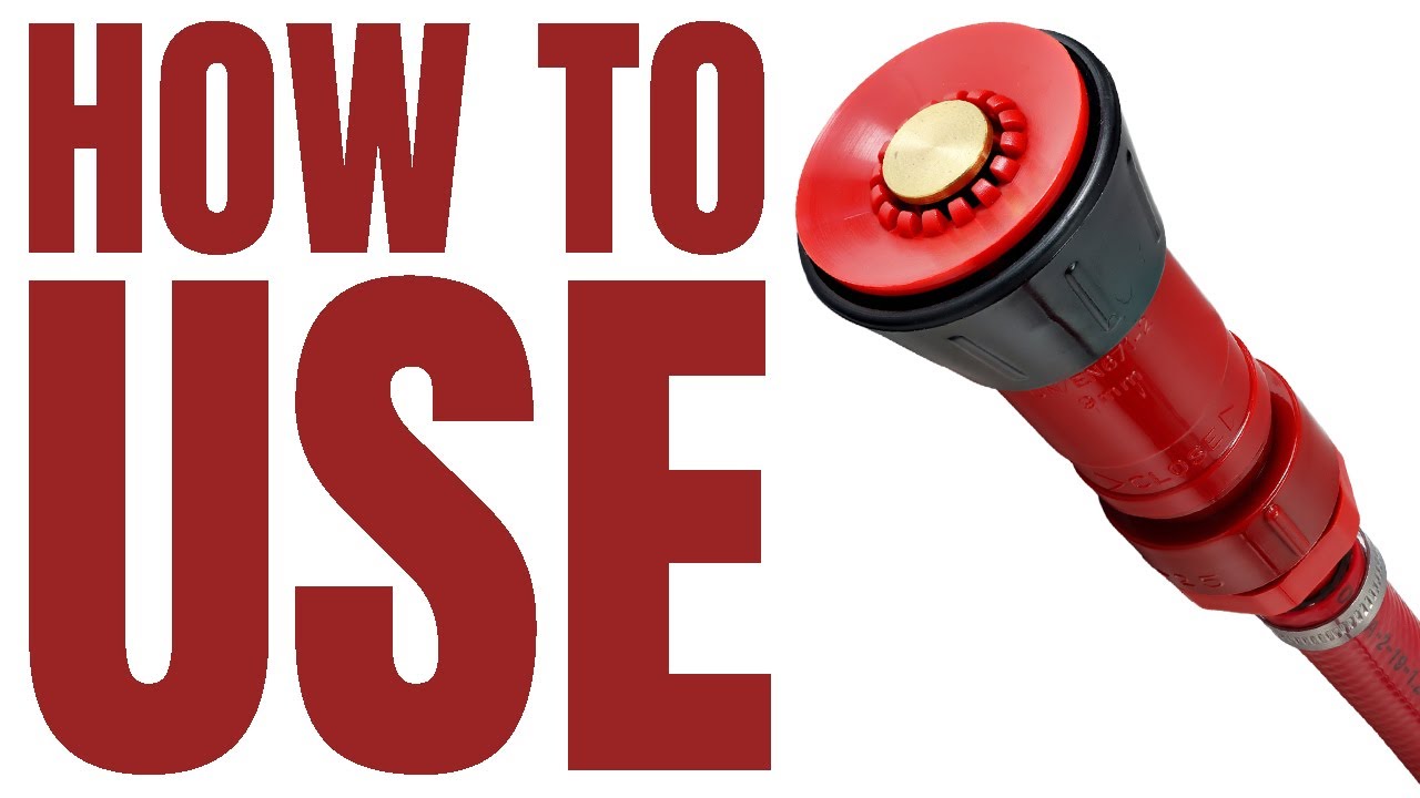 How To Use A Jet Spray Hose Nozzle YouTube