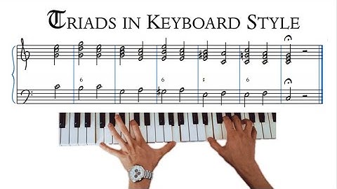 How to Compose Triads in Keyboard Style || Tonal Voice Leading 10
