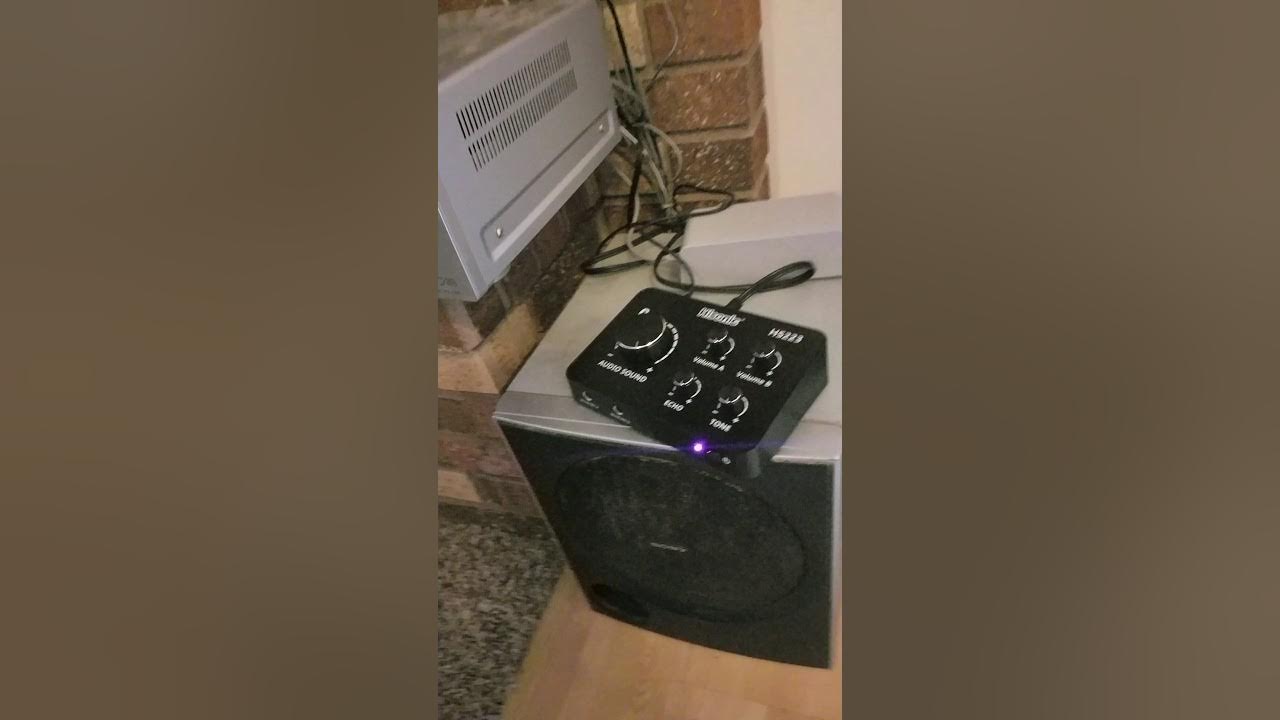 How to setup karaoke mixer Hisonic HS223 YouTube