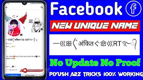 How to create unique stylish #symbols name Facebook I