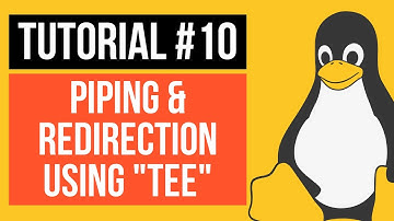 Piping & Redirection using “tee” in Linux