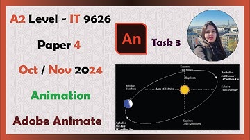 A Level IT 9626 | Oct Nov 2024 | Paper 4 | Animation | Adobe Animate | Task 3