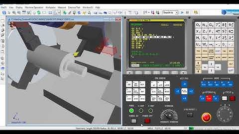Gerak Interpolasi Lurus dengan menggunakan G72 dan G70 pada Swansoft Simulator CNC FAnuc OiT