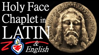 Chaplet of the Holy Face of Jesus (Latin & English) with Meditations : Make Reparation & Defeat Evil