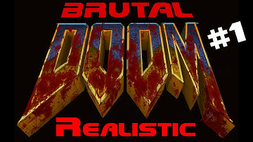 Brutal Doom *REALISTIC* difficulty - Map 1: Hangar