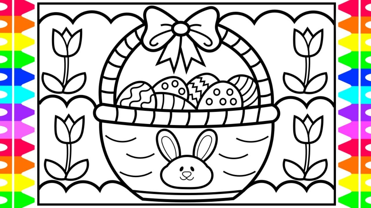 Simple Easter Drawings Sketches for Kids