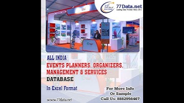 All India Exhibitions & Event Organizers Companies Database