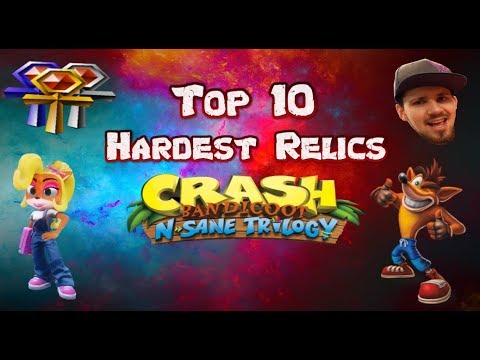 Top 10 Hardest Relics | Crash Bandicoot N Sane Trilogy
