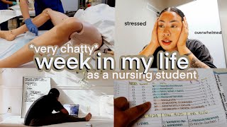 nursing school vlog ♥ putting my mental health first, my first A on an exam, very chit chatty
