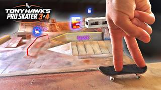 TONY HAWKS PRO SKATER WAREHOUSE FINGERBOARD CHALLENGE!