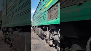 Микс тепловозов серии 2ТЭ10М, 2ТЭ10У. #trains #railway #locomotive #поезд #ужд