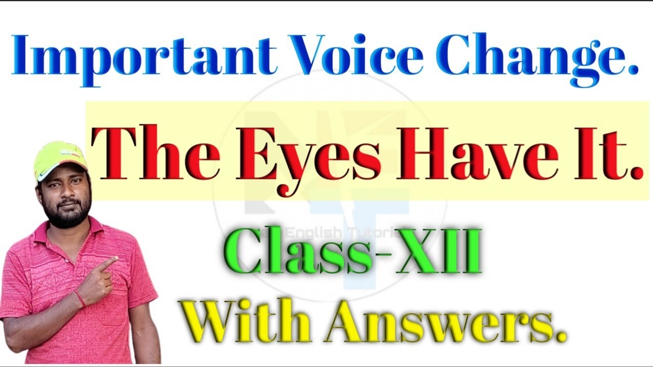 Important Voice Voice Change. // Important Voice Change From 'The Eyes Have It'. - YouTube
