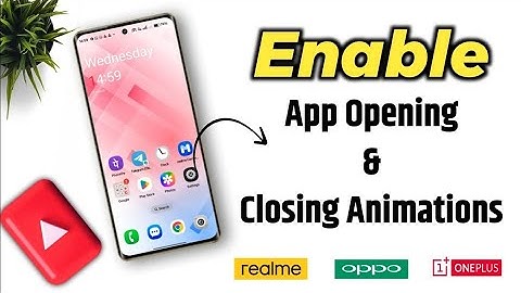 Enable App Opening & Closing Animations on Realme, OPPO & OnePlus 🔥 #viralvideos #realmeui6_0