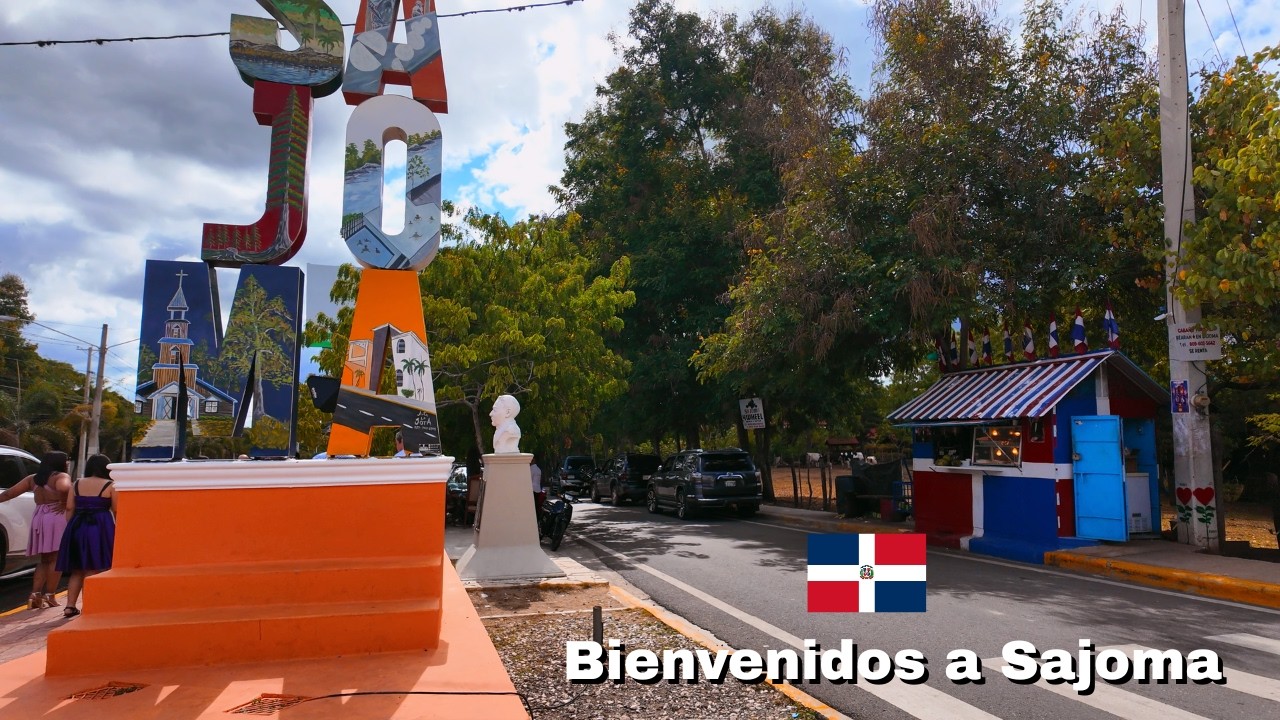 Así es la ENTRADA de SAJOMA 🇩🇴 | Uno de los Pueblos más LINDOS de República Dominicana