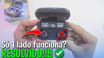 Fone bluetooth M10 TWS só funciona 1 lado? Só um lado conecta? Resolvido✅