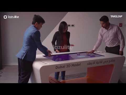 Object Recognition Multi-touch Tangible Table Display