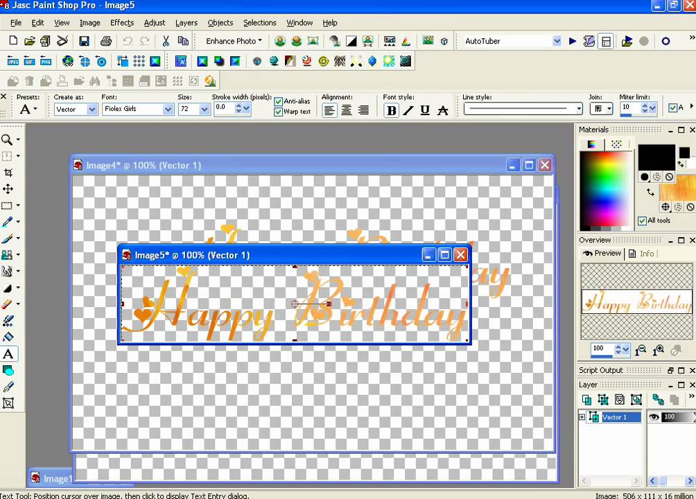 make a transparent image in paint shop pro 5