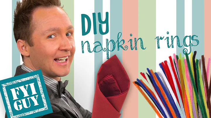 FYI GUY on the FLY:  DIY Napkin Rings