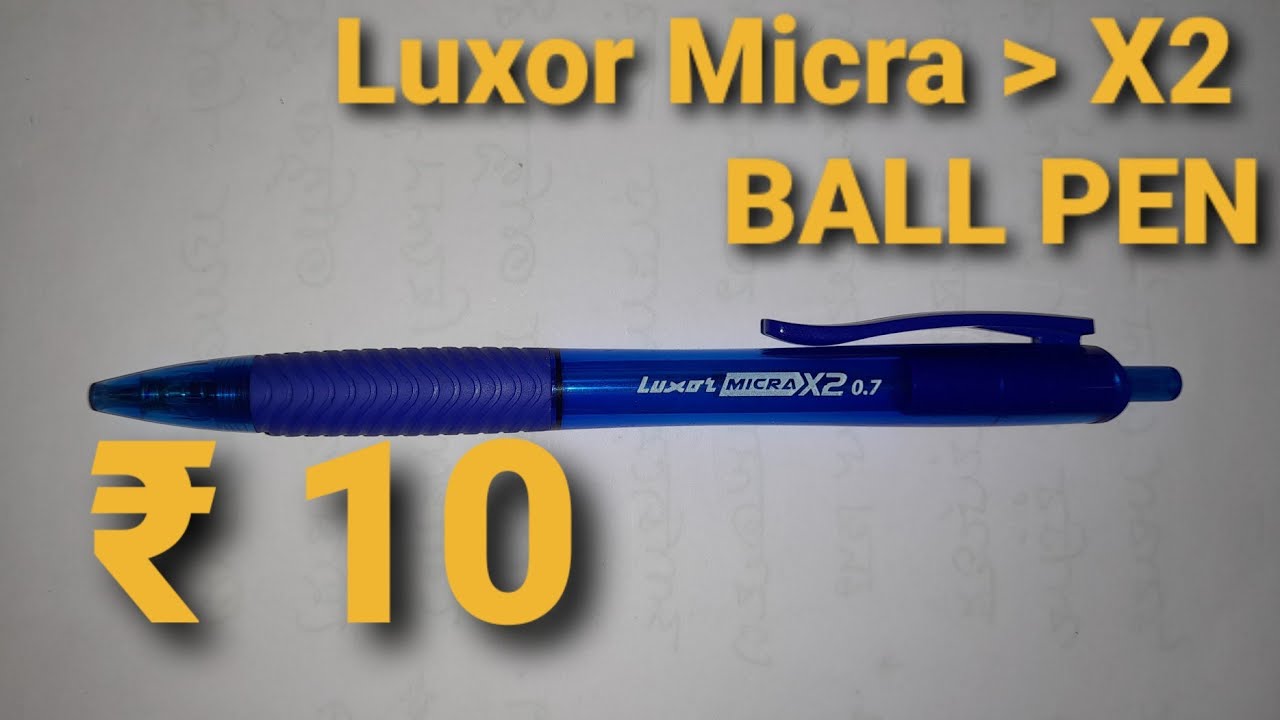Luxor Micra X2 Ball pen YouTube