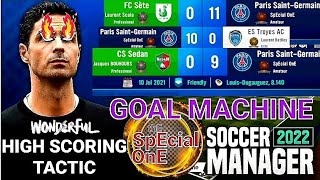 G O A L - MACHINE | HIGH SCORING Tactic | Soccer Manager 2022