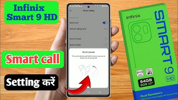 how to infinix smart 9 hd me smart call setting kaise kare || infinix smart 9 hd automatic answer