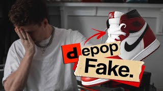 I got scammed on depop with fake sneakers, here