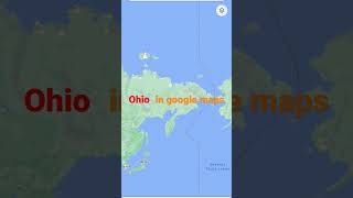Ohio in Google maps