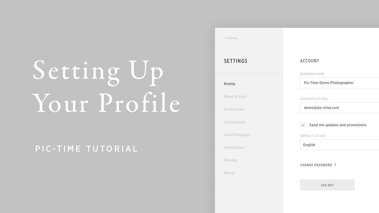 Gallery & Download Preferences | Pic-Time Tutorial - YouTube